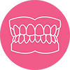 Denture pink small